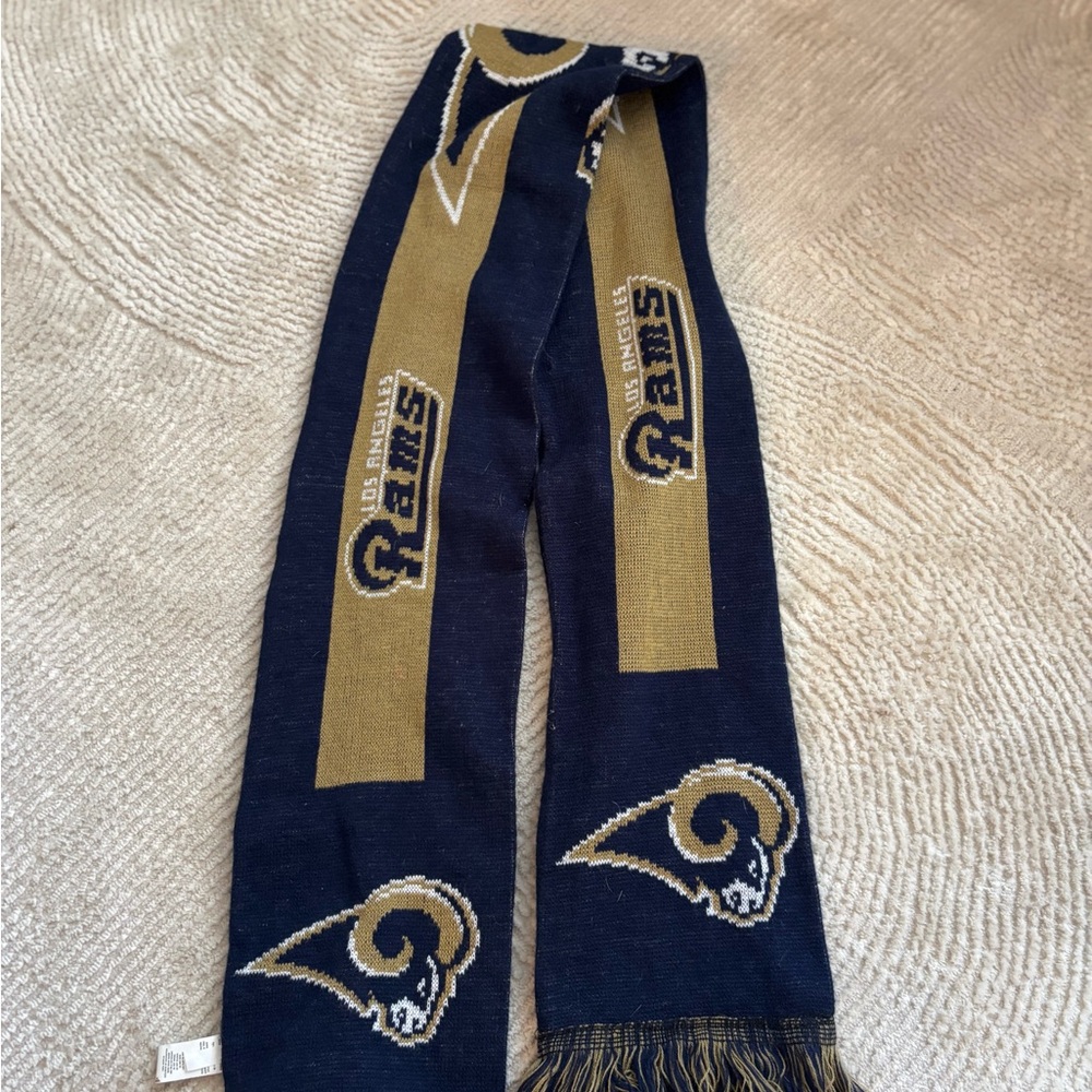 Los Angeles Rams Navy and Gold Scarf
